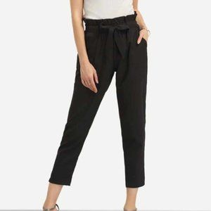 🍀SHEIN Pocket Paper Bag Tie Waist Pants